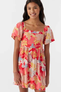 GIRL'S BECKA ANTAYLA FLORAL DRESS