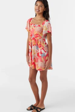 GIRL'S BECKA ANTAYLA FLORAL DRESS