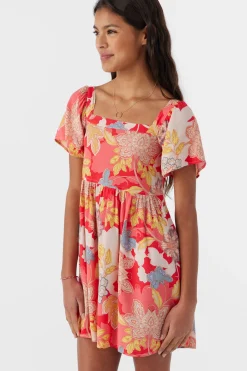 GIRL'S BECKA ANTAYLA FLORAL DRESS