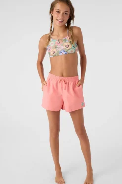 GIRL'S BONEYARD 3" STRETCH BOARDSHORTS