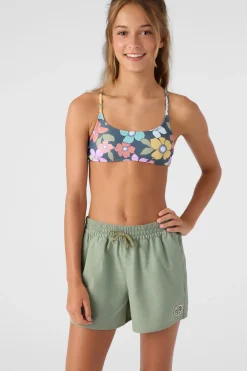 GIRL'S BONEYARD 3" STRETCH BOARDSHORTS