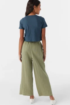 GIRL'S BRENDITA CRINKLE DOUBLE GAUZE PANTS