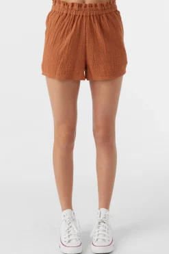 GIRL'S CARLITA CRINKLE DOUBLE GAUZE SHORTS
