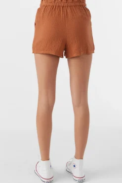 GIRL'S CARLITA CRINKLE DOUBLE GAUZE SHORTS