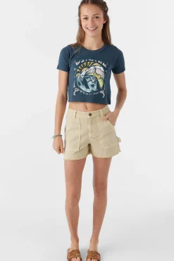 GIRL'S CHARLI ULTILITY SHORTS