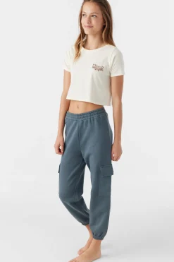 GIRL'S DEMNA CARGO FLEECE PANTS