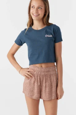 GIRL'S GABI LORDES ANIMAL BEACH SHORTS
