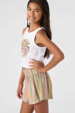 GIRL'S GABI STRIPE SHORTS