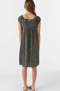 GIRL'S GEMMIE AVA DITSY MIDI DRESS
