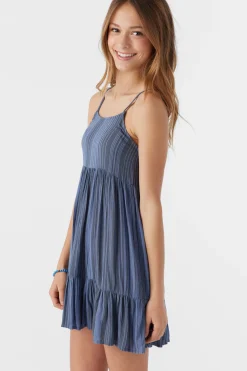 GIRL'S HAYLEE MISHA STRIPE DRESS
