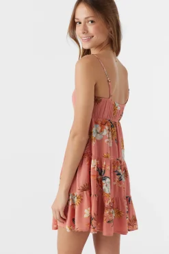 GIRL'S JILLIAN PUNTA TROPICAL TIERED DRESS