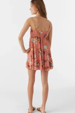 GIRL'S JILLIAN PUNTA TROPICAL TIERED DRESS