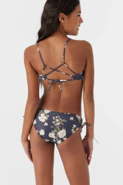 GIRL'S KENDRA FLORAL MULTI-STRAP HIGH NECK TOP SET