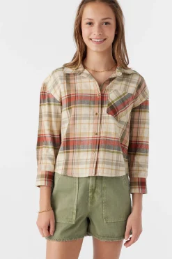 GIRL'S LESLYE FLANNEL SHIRT