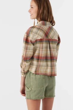 GIRL'S LESLYE FLANNEL SHIRT