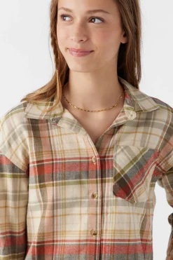 GIRL'S LESLYE FLANNEL SHIRT
