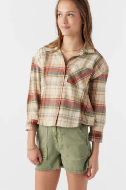 GIRL'S LESLYE FLANNEL SHIRT