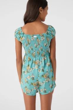 GIRL'S LOREN WOVEN ROMPER