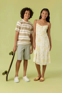 GIRL'S MARRU TATIANNA FLORAL MIDI DRESS