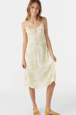 GIRL'S MARRU TATIANNA FLORAL MIDI DRESS