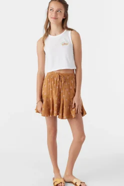 GIRL'S MATTIE KIRA FLORAL SKIRT