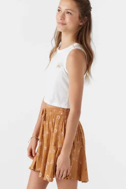 GIRL'S MATTIE KIRA FLORAL SKIRT