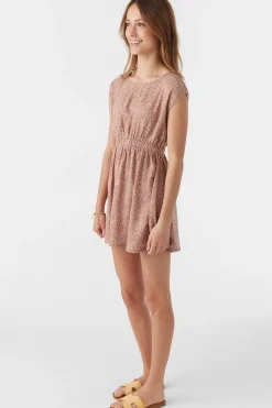 GIRL'S MIKA LORDES ANIMAL SHORT SLEEVE DRESS