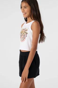 GIRL'S PEACE FLOWER TANK