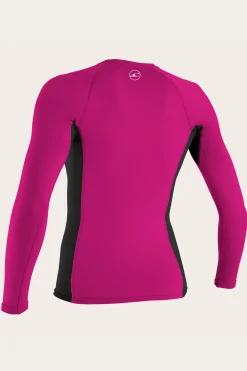 GIRL'S PREMIUM SKINS L/S RASH GUARD