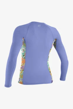 GIRL'S PREMIUM SKINS L/S RASH GUARD