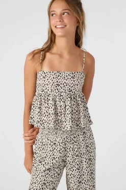 GIRL'S STORIE WOVEN TANK TOP