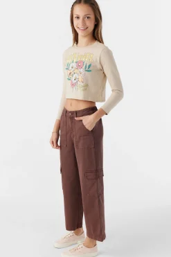 GIRL'S SUMMER CARGO PANTS