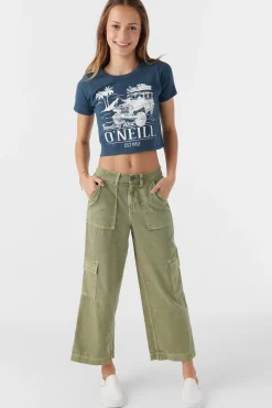 GIRL'S SUMMER CARGO PANTS