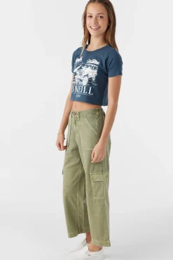 GIRL'S SUMMER CARGO PANTS