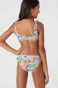 GIRL'S TALITHA FLORAL HANKY TIE TANK & BOTTOMS