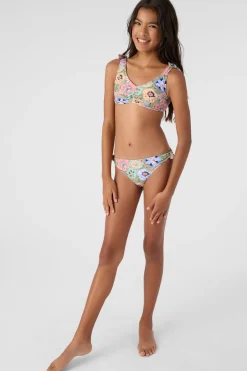 GIRL'S TALITHA FLORAL HANKY TIE TANK & BOTTOMS