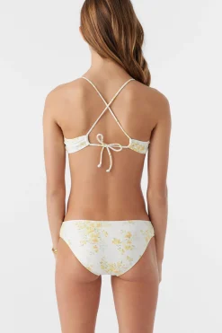 GIRL'S TATIANNA FLORAL KEYHOLE TANK SWIM SET