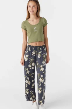 GIRL'S TOMMIE KENDRA FLORAL BEACH PANTS