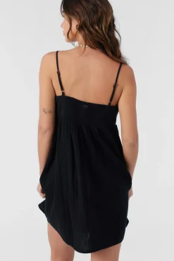 HADIA CRINKLE DOUBLE GAUZE MINI DRESS