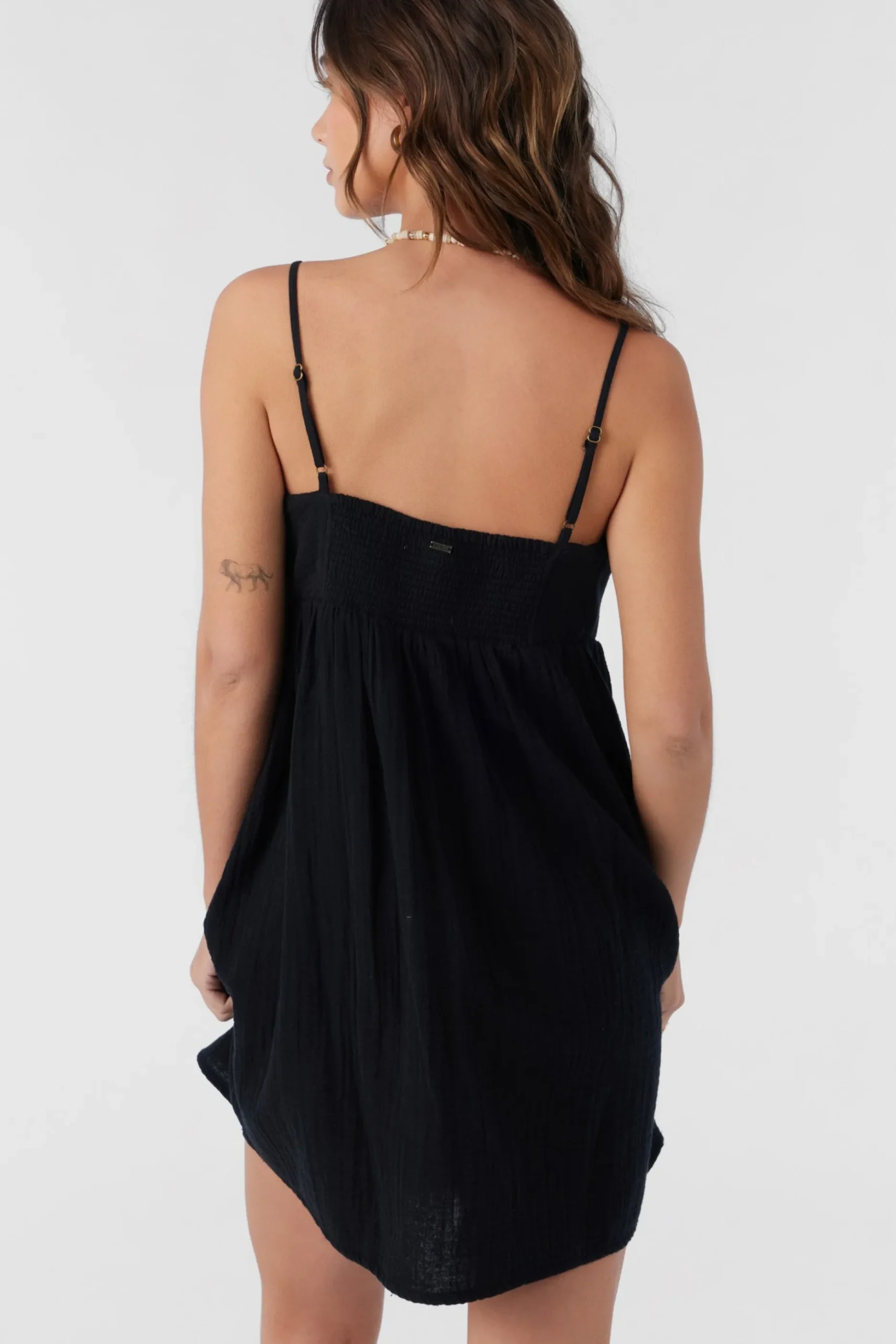 HADIA CRINKLE DOUBLE GAUZE MINI DRESS