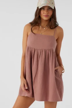 HADIA CRINKLE DOUBLE GAUZE MINI DRESS
