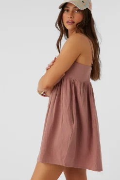 HADIA CRINKLE DOUBLE GAUZE MINI DRESS