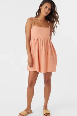 HADIA CRINKLE DOUBLE GAUZE MINI DRESS