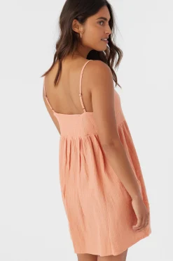 HADIA CRINKLE DOUBLE GAUZE MINI DRESS