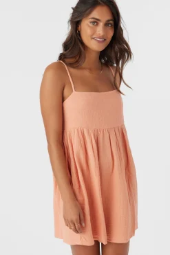 HADIA CRINKLE DOUBLE GAUZE MINI DRESS