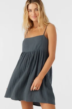 HADIA CRINKLE DOUBLE GAUZE MINI DRESS