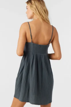 HADIA CRINKLE DOUBLE GAUZE MINI DRESS