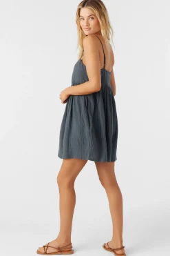 HADIA CRINKLE DOUBLE GAUZE MINI DRESS