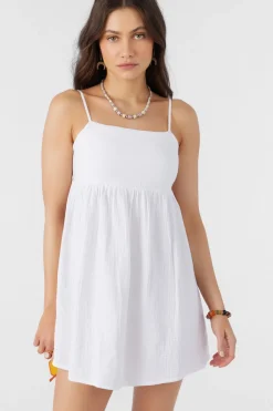 HADIA CRINKLE DOUBLE GAUZE MINI DRESS
