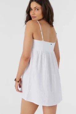 HADIA CRINKLE DOUBLE GAUZE MINI DRESS